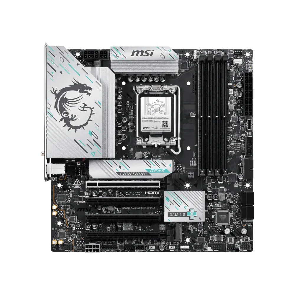 MSI Motherboard B860M GAMING PLUS WIFI6E DDR5 For Intel Ultra Processors view 5